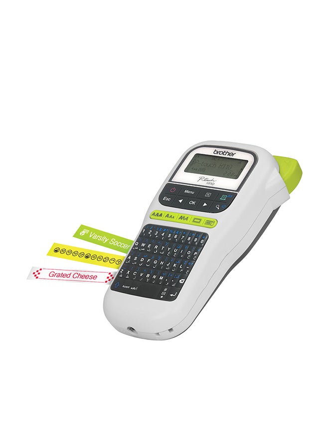 بروذر طابعة ملصقات محمولة طراز PT H110 أبيض - Image 2