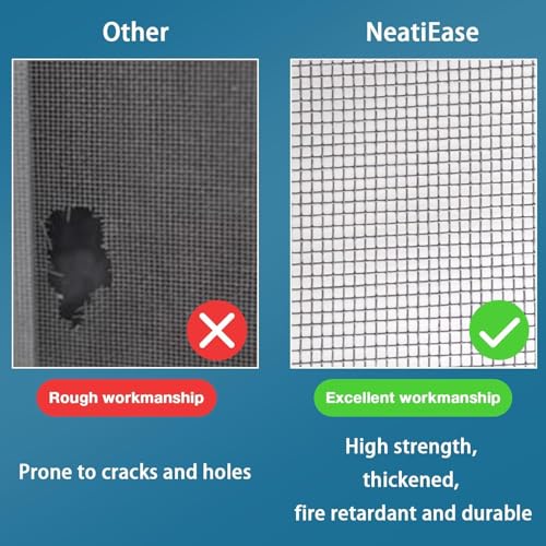 Artlicious 120 GSM Fiberglass Windows Mosquito Net Roll for Balcony Door etc. DIY Cut to Any Size, for Small & Big Windows. Highly Durable and Best in Class Size (White(5x15ft)) - Image 4