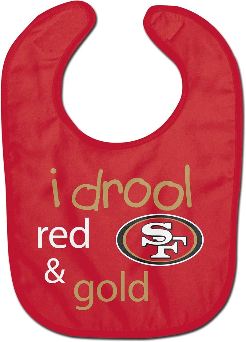 WinCraft NFL San Francisco 49ers WCRA1963624 All Pro Baby Bib