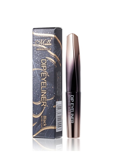Dip Eyeliner, Smudge-Resistant, Fine Precision Tip, Black, 3.4ml