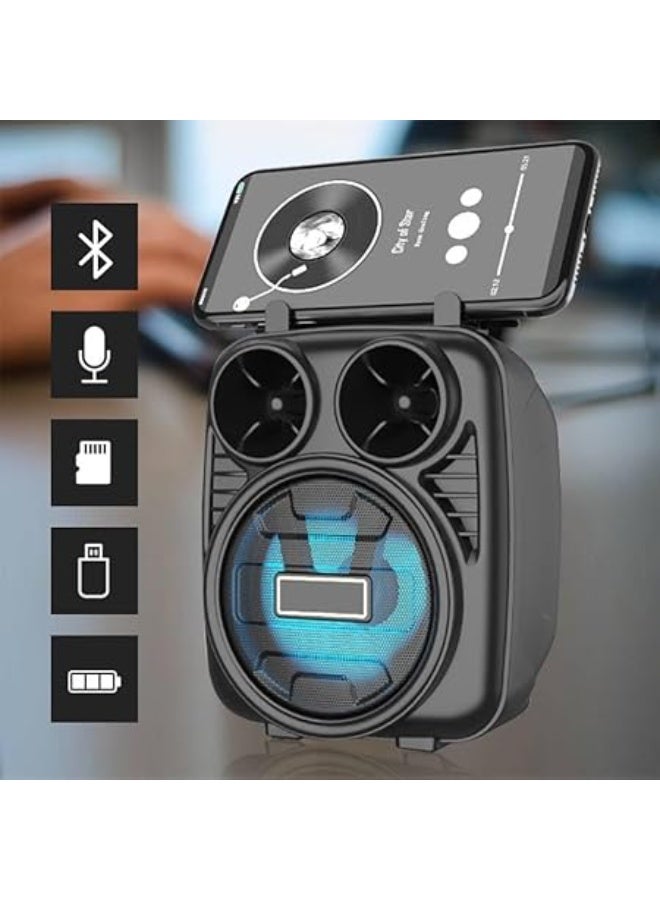 Portable Bluetooth speaker with powerful sound quality, fast wireless connectivity, and S radio. - Image 4