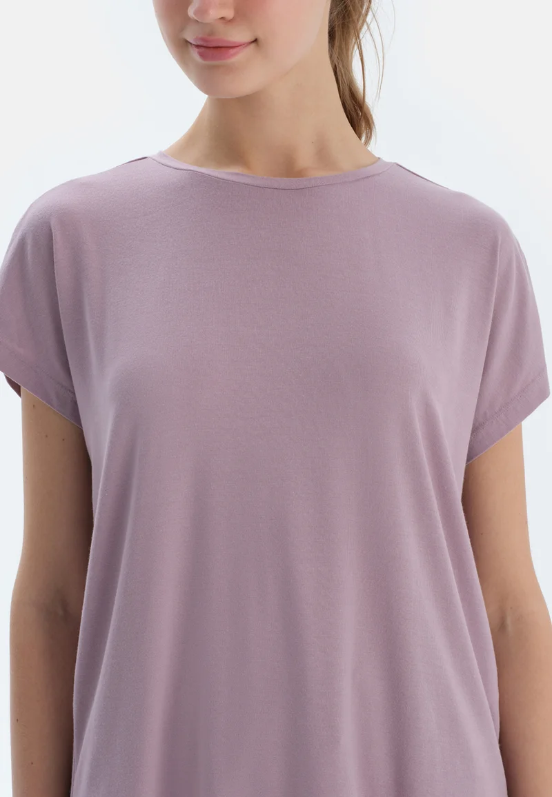 dagi  Regular/Classic Fit T-shirt & Trousers Pajama Sets Crew Neck Cotton Blend Sleepwear for Women | Best Price UAE