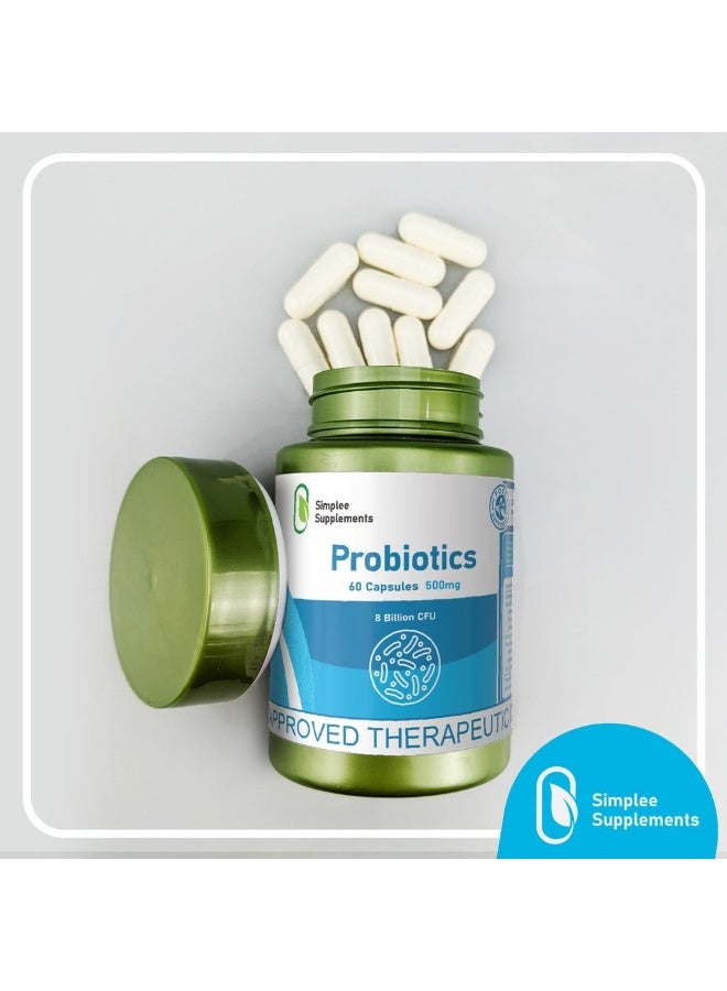 Simplee Supplements Probiotics Capsules 500mg 60 Capsules
