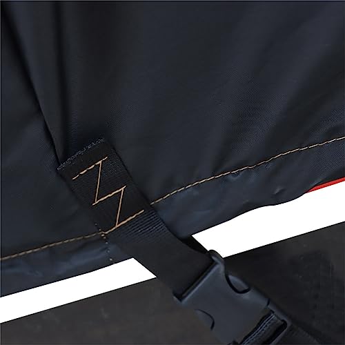 ANTUKO 14FT 210D Heavy Duty Trailerable Jon Boat Cover Replacement for Jon Boats Beam Width up to 70in - Image 5