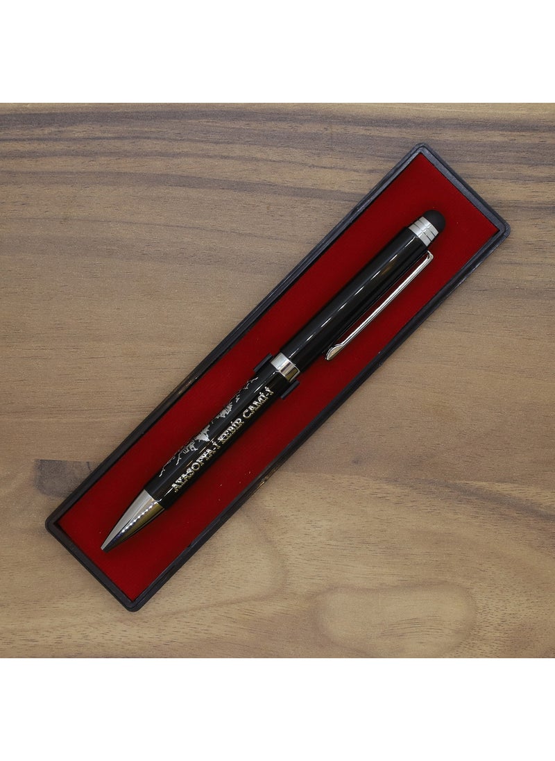 Ada Lazer Ada Laser Personalized Hagia Sophia Embroidered Touch Metal Ballpoint Pen  - Image 3