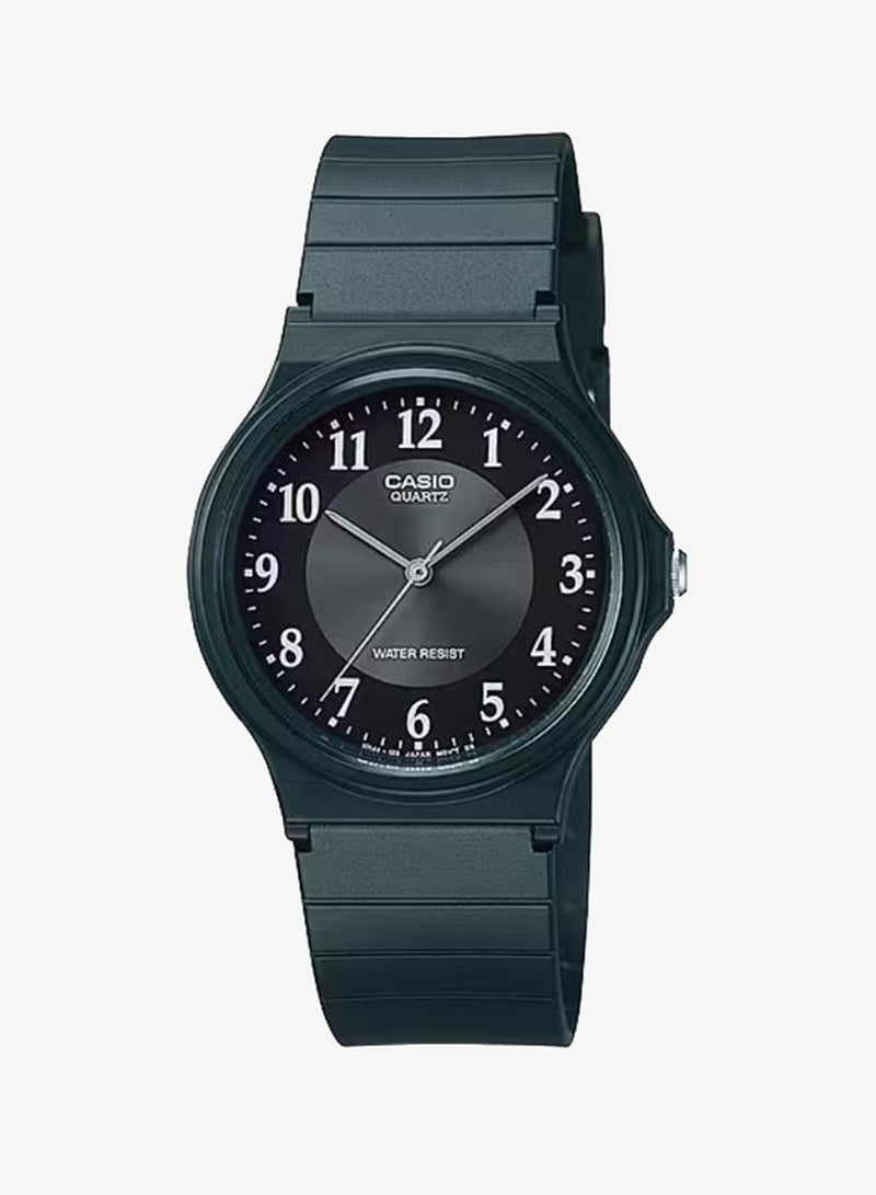 Casio Men's Resin Analog Watch MQ-24-1B3LDF - 35 mm