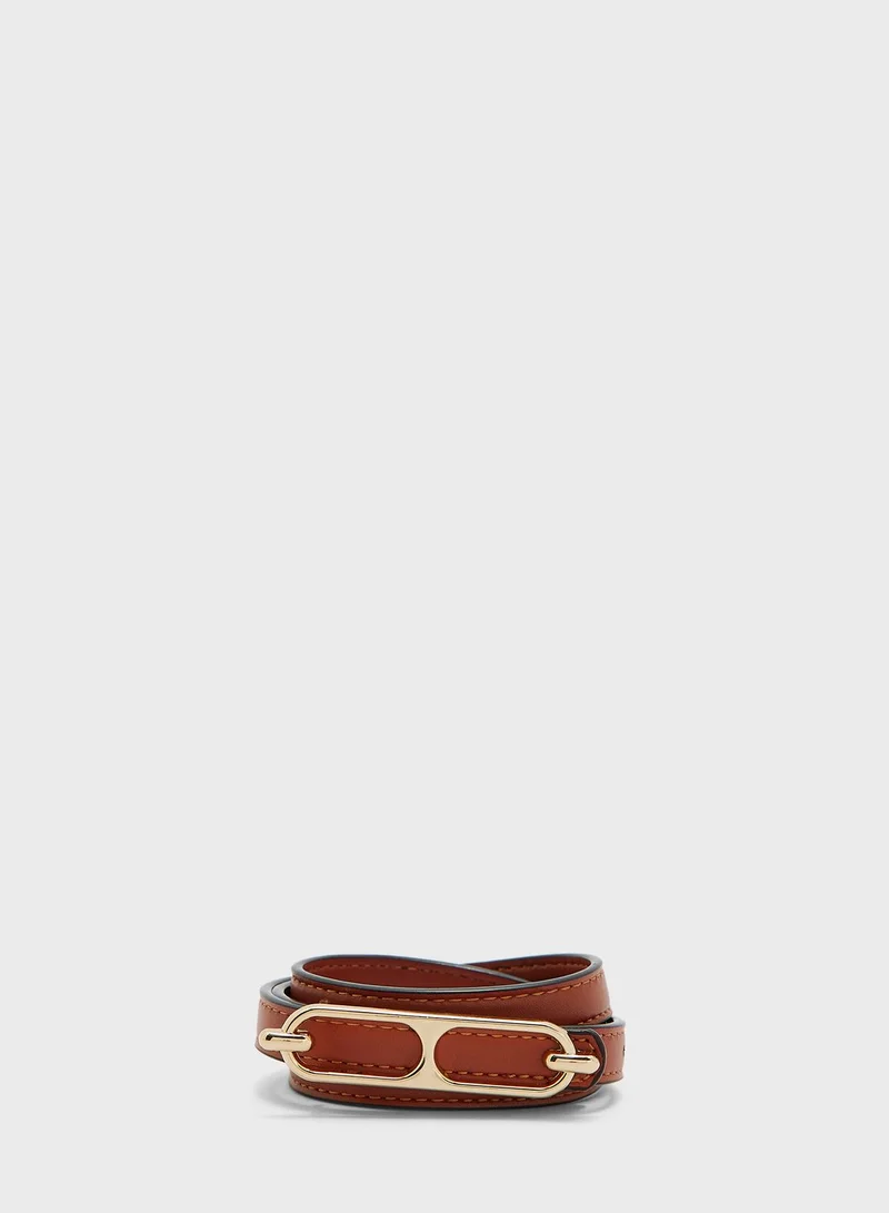 VERO MODA Vmleise Coated Waist Hole Belt