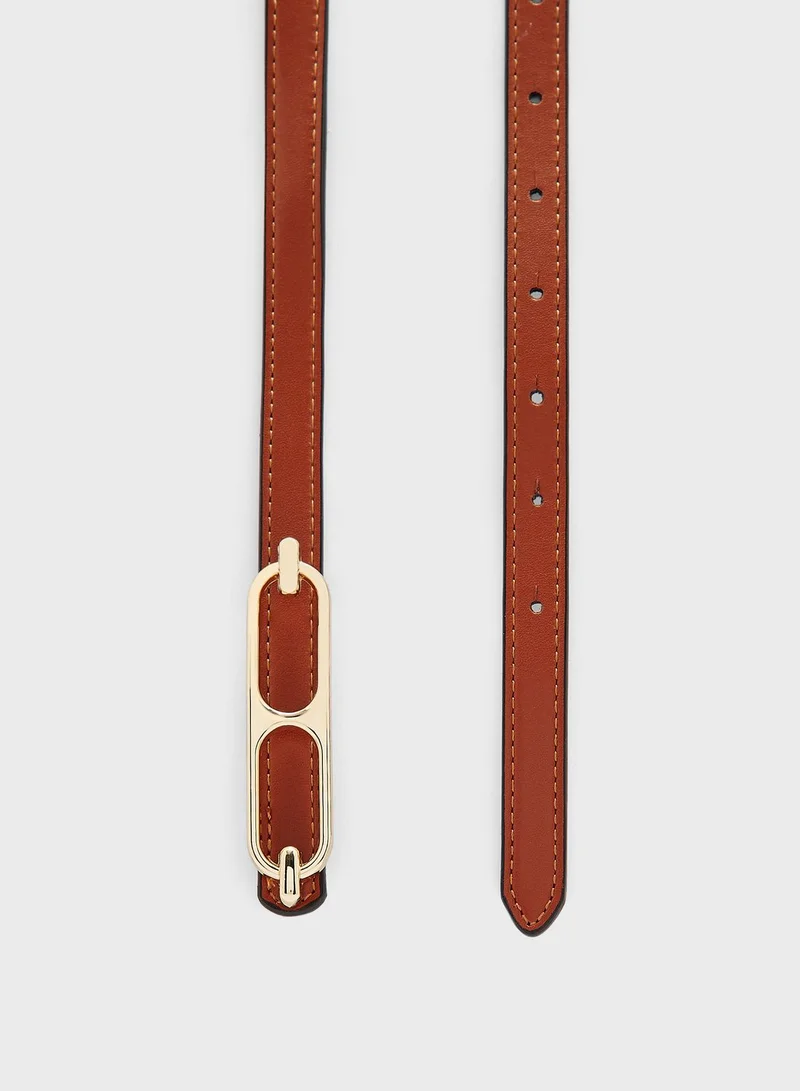 VERO MODA Vmleise Coated Waist Hole Belt
