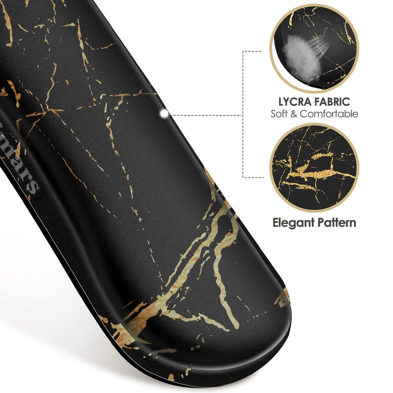 Gimars Upgrade Enlarge Gel Memory Foam Set Keyboard Wrist Rest Pad, Mouse Wrist Cushion Support for Office, Computer, Laptop, Mac, Comfortable, Lightweight for Easy Typing Pain Relief,Marbling - Image 4