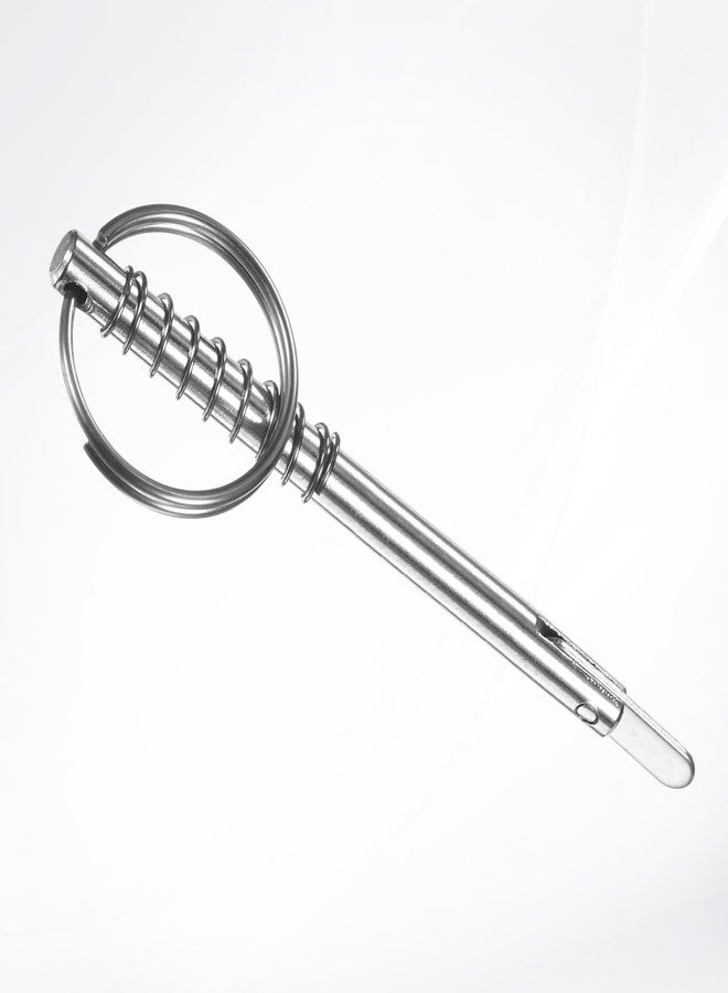 M METERXITY 4-Pack Quick Release Pins, 316 Stainless Steel 5mm Dia., 67mm Usage Length Bimini Top Pin with Drop Cam & Spring for Deck Boat/Canopy, Marine Hardware - Image 4