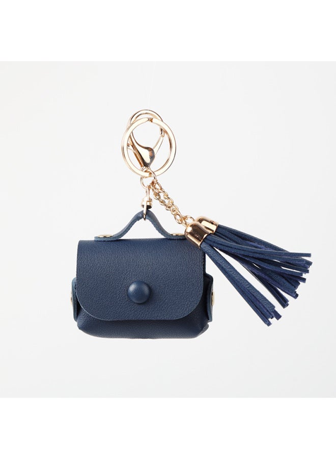 Neutral Outlet Tassel Leather Bag For Apple Airpods Headset - Image 2