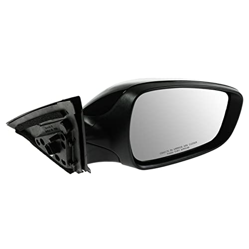 TRQ Right Mirror without Heat, with Housing Turn Signal Passenger Side Compatible with 2012-2013 Hyundai Veloster HY1321188 - Image 1