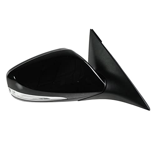 TRQ Right Mirror without Heat, with Housing Turn Signal Passenger Side Compatible with 2012-2013 Hyundai Veloster HY1321188 - Image 2