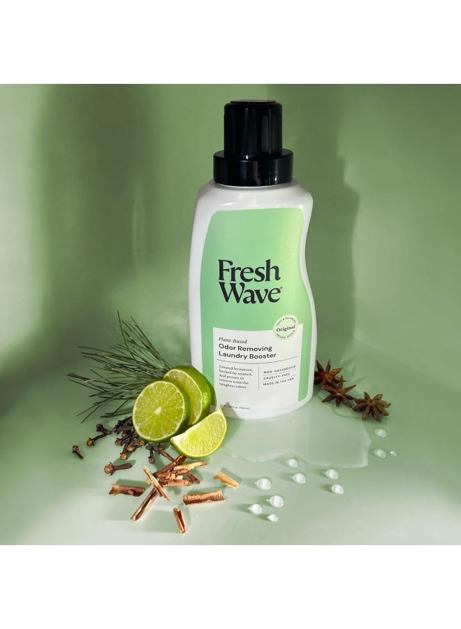 Fresh Wave Odor Removing Laundry Booster 24 fl Oz  Laundry Scent Booster  Safer Odor Relief  Natural PlantBased Odor Eliminator  Pet Bedding Activewear Blankets Clothes  Fabrics - Image 3