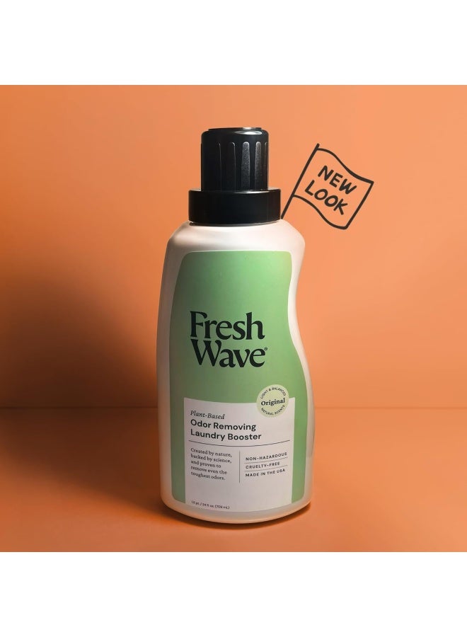 Fresh Wave Odor Removing Laundry Booster 24 fl Oz  Laundry Scent Booster  Safer Odor Relief  Natural PlantBased Odor Eliminator  Pet Bedding Activewear Blankets Clothes  Fabrics - Image 2