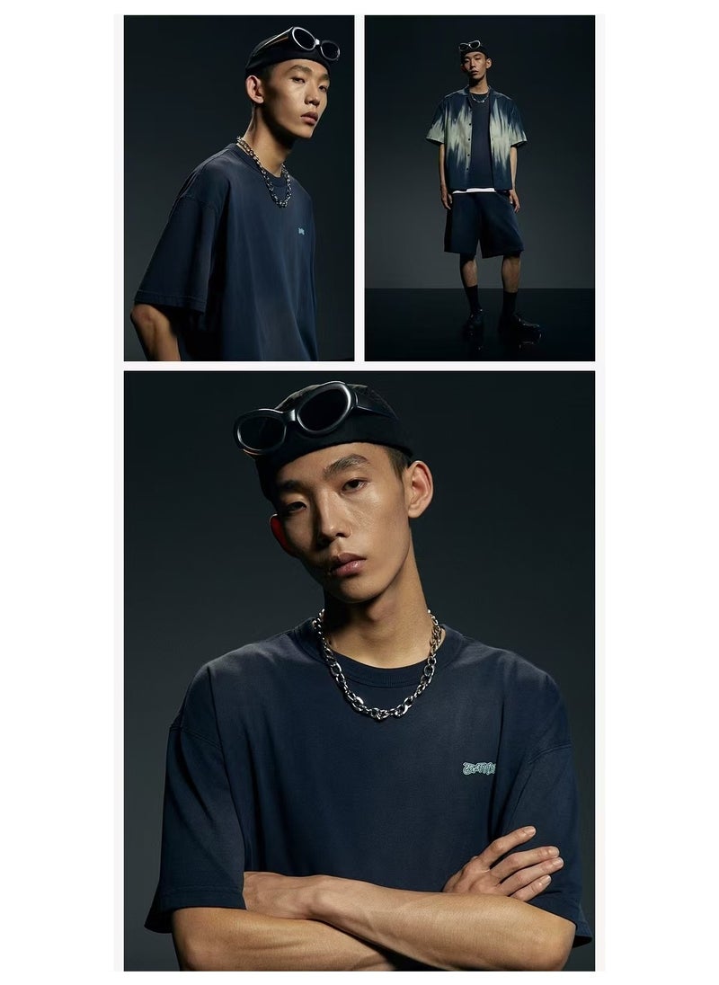 H and M - New HM Casual Loose Cotton Short Sleeved Shirt - Image 1