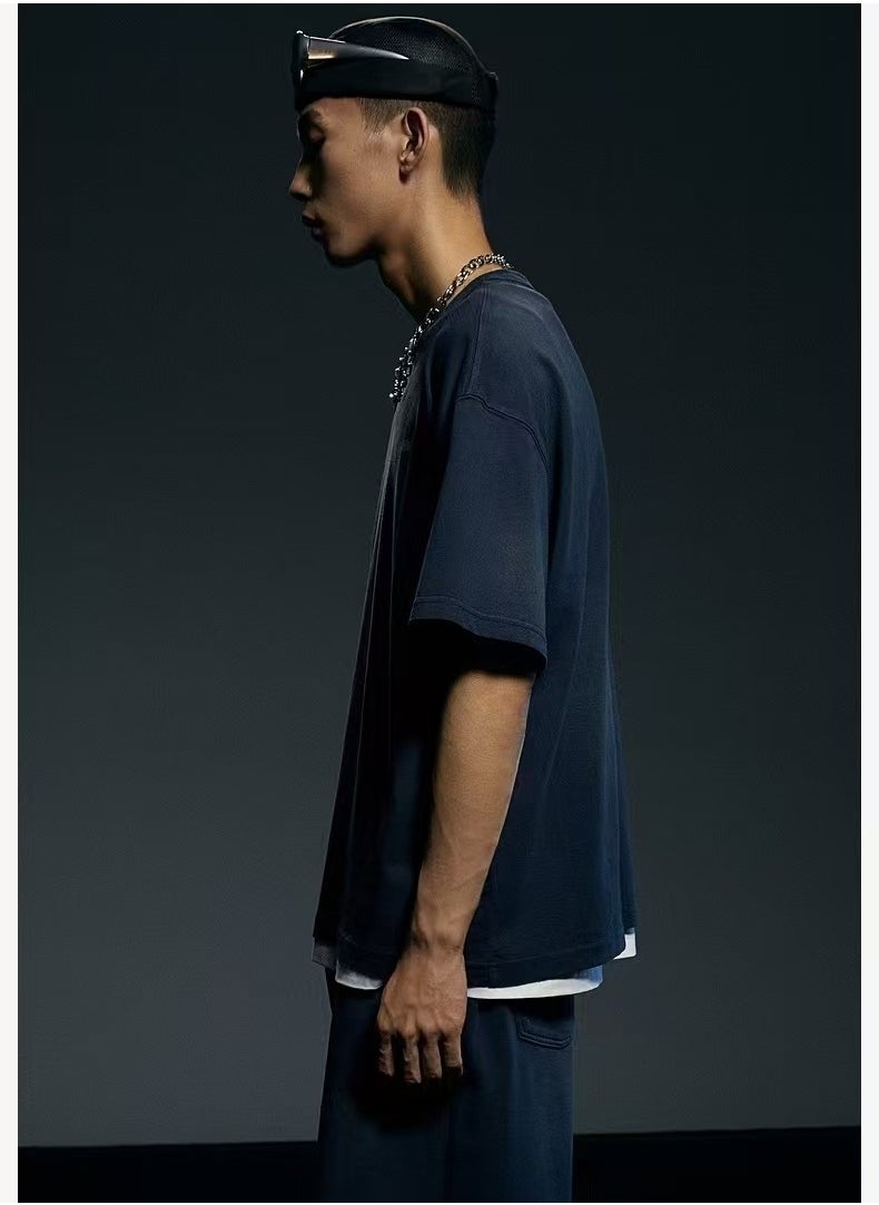 H and M - New HM Casual Loose Cotton Short Sleeved Shirt - Image 1