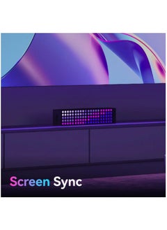 Yeelight Cube Smart Lamp (4-Matrix Pack) | 16 Million Colors Option | RGBIC Individual Addressable | Dynamic Lighting | Music Flow | WiFi Connected | APP Control | For Bedroom, Living Room | Black