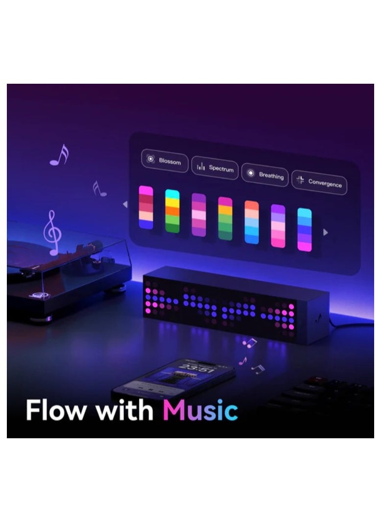 Yeelight - Yeelight Cube Smart Lamp (4-Matrix Pack) | 16 Million Colors Option | RGBIC Individual Addressable | Dynamic Lighting | Music Flow | WiFi Connected | APP Control | For Bedroom, Living Room | Black - Image 1