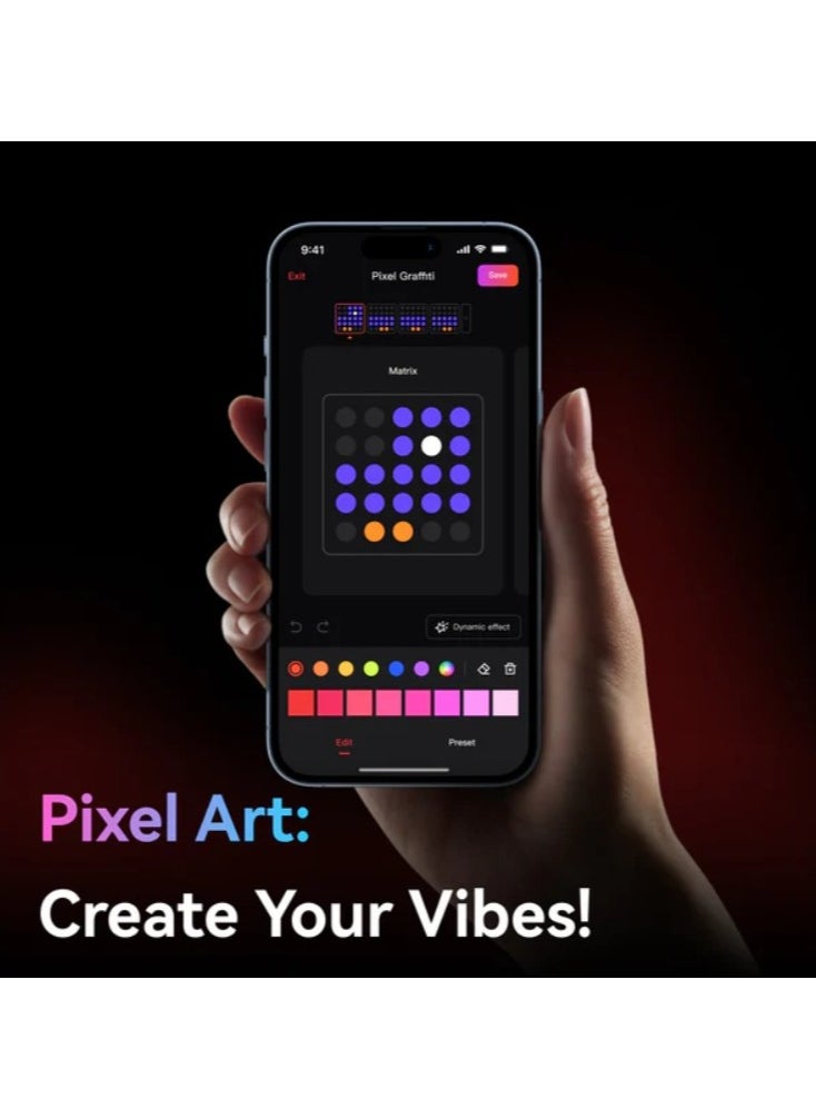 Yeelight - Yeelight Cube Smart Lamp (4-Matrix Pack) | 16 Million Colors Option | RGBIC Individual Addressable | Dynamic Lighting | Music Flow | WiFi Connected | APP Control | For Bedroom, Living Room | Black - Image 1
