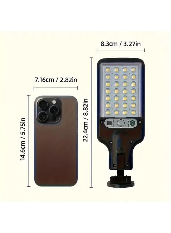 2pcs Smart Solar Light Outdoor Motion Sensor Remote Control 3 Modes For Garden Garage - Image 4