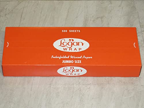 logan Interfolded Dry Waxed Deli Paper 1075 Length X 15 Width White 500 sheets