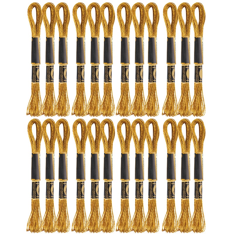 Embroidery Floss 500M: Lint-Free Fade-Resistant - Metallic Luster Polyester Cross-Stitch Thread for Cross-Stitch Lovers, Home Craft Projects, Children’s Handmade Works - Image 2