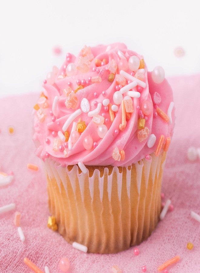 Sweets Indeed Sprinkles, Peach Rose Gold Edible Sprinkle Mix, Perfect for Cake Decorations, Baking, Ice Cream, Cookies, Cupcake Topper - Image 4