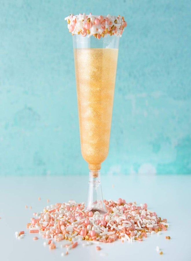 Sweets Indeed Sprinkles, Peach Rose Gold Edible Sprinkle Mix, Perfect for Cake Decorations, Baking, Ice Cream, Cookies, Cupcake Topper - Image 5