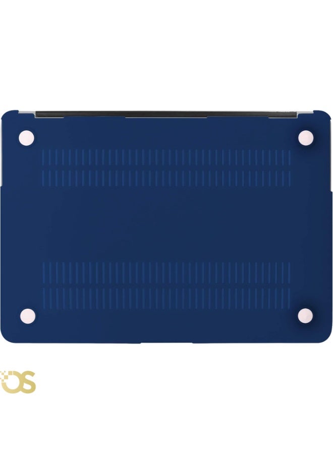 OS Hard Shell Protective Case for MacBook Air 13.6-inch — Matte Blue — Compatible with A2681, A3113 & A3240 Models - Image 3