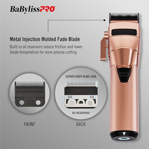 BaBylissPRO® FXONE LimitedFX Rose Gold Tool Only Clipper + Trimmer Prepack - Image 2