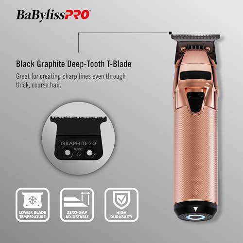 BaBylissPRO® FXONE LimitedFX Rose Gold Tool Only Clipper + Trimmer Prepack - Image 3