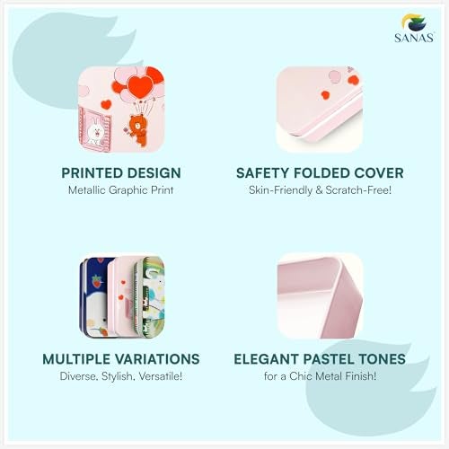Sanas Tin Container 6Pc Gift boxes Unicorn Box Storage Container Small Storage Box Storage boxes For Kids Birthday Tin Boxes Multipurpose Storage Box l - Image 3