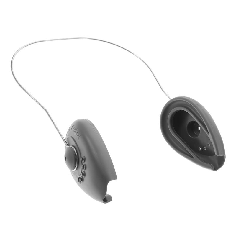 Silicone Hair Dye Earmuffs with Steel Rings Non Slip Ear Covers for Salon Home Use Black - Image 2