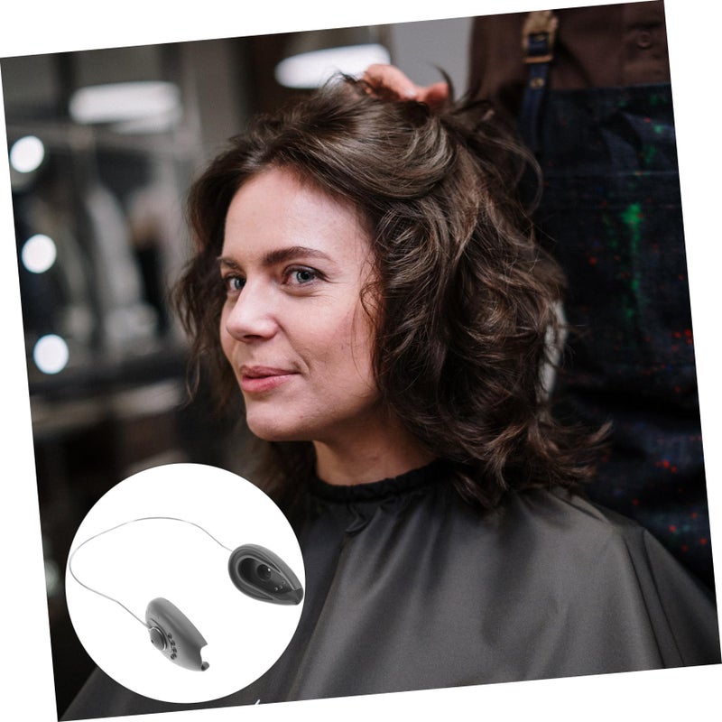 Silicone Hair Dye Earmuffs with Steel Rings Non Slip Ear Covers for Salon Home Use Black - Image 5