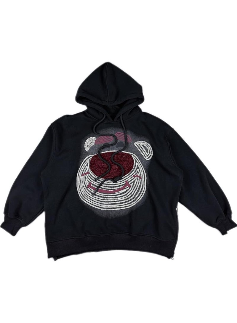 بونكا هوديس وبلوزات قطنية للسيدات من بونكا مع فرو داخلي كارتون - Image 1