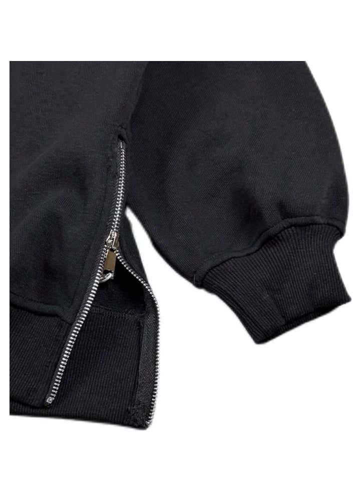 بونكا هوديس وبلوزات قطنية للسيدات من بونكا مع فرو داخلي كارتون - Image 3