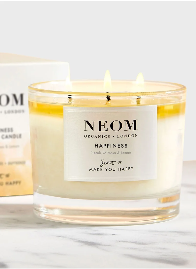 NEOM Organics Happiness 3 Wick Scented Candle