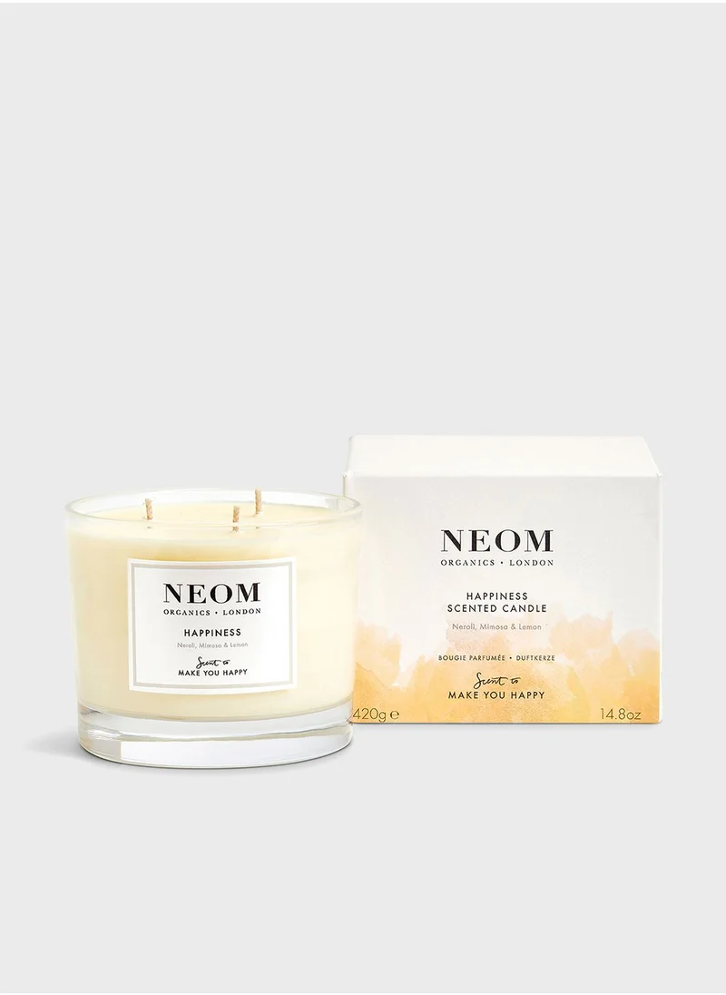 NEOM Organics Happiness 3 Wick Scented Candle