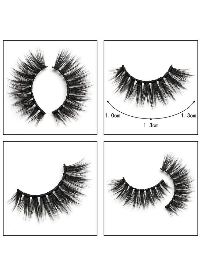 Vayator 10 Pairs Wholesale Eyelashes 3D Natural False Eyelashes Mink Lashes Soft Eyelash Extension Makeup Kit (S103)  - Image 3