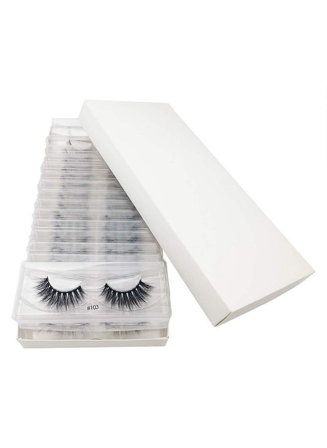 Vayator 10 Pairs Wholesale Eyelashes 3D Natural False Eyelashes Mink Lashes Soft Eyelash Extension Makeup Kit (S103)  - Image 2