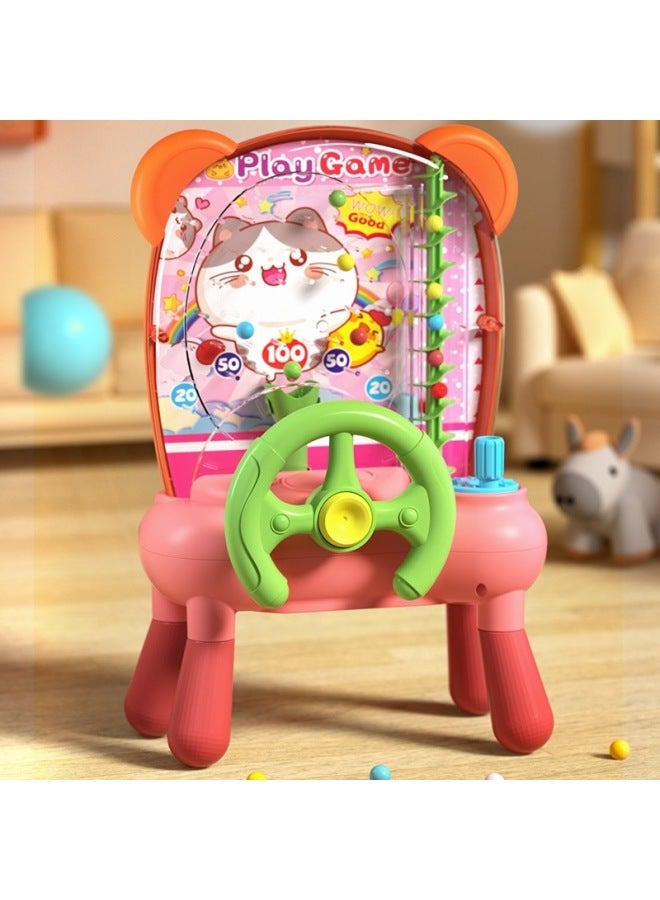 Children's Toy Pickup Doudou Pickup Game Machine Boys' And Girls' Puzzle 3 To 6 Years Old Baby's Momenclature Training Electric-Specifications:Pink Short Manual Version (no Feet, No Light Music)  - Image 3
