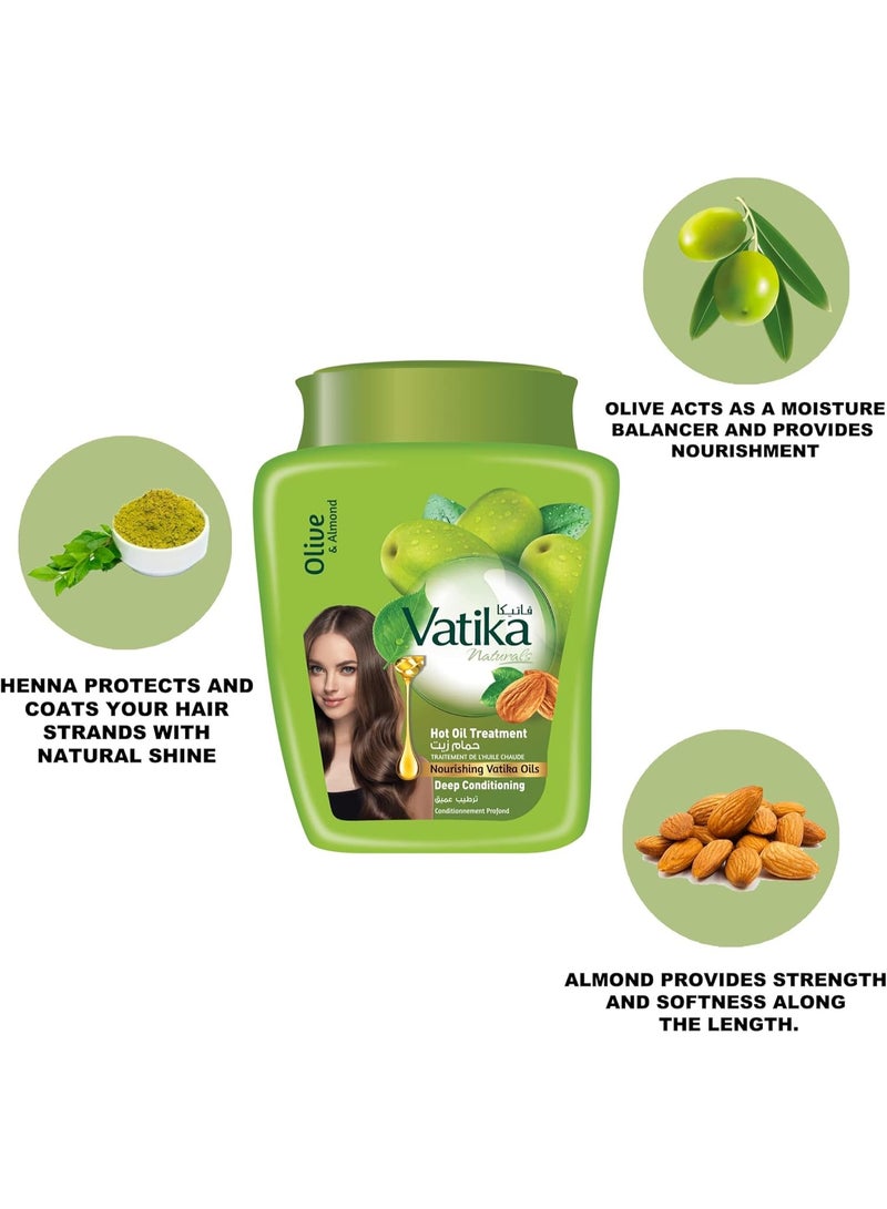 فاتيكا حمام زيت ترطيب عميق بالزيتون واللوز - 500 جم - Image 4