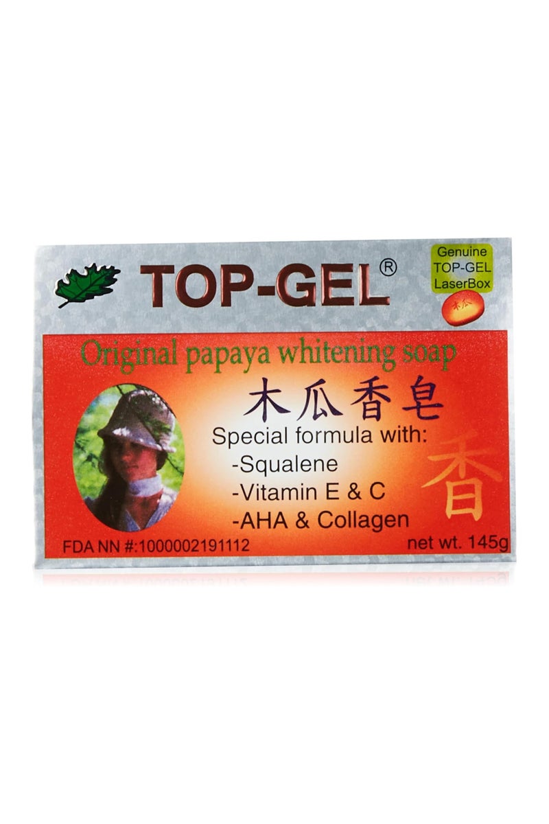 توب جيل صابون تبييض البابايا الأصلي مع فيتامين (E و C) 145 جرام - Image 1