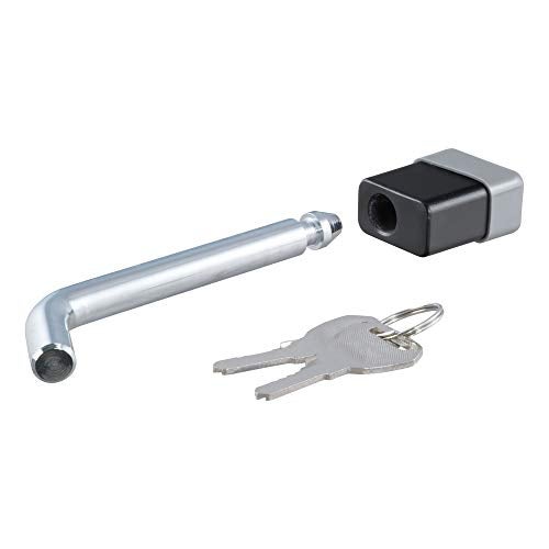 CURT 23021 Trailer Hitch Lock, 5/8-Inch Pin Diameter, Fits Most 3-Inch Receivers - Image 1