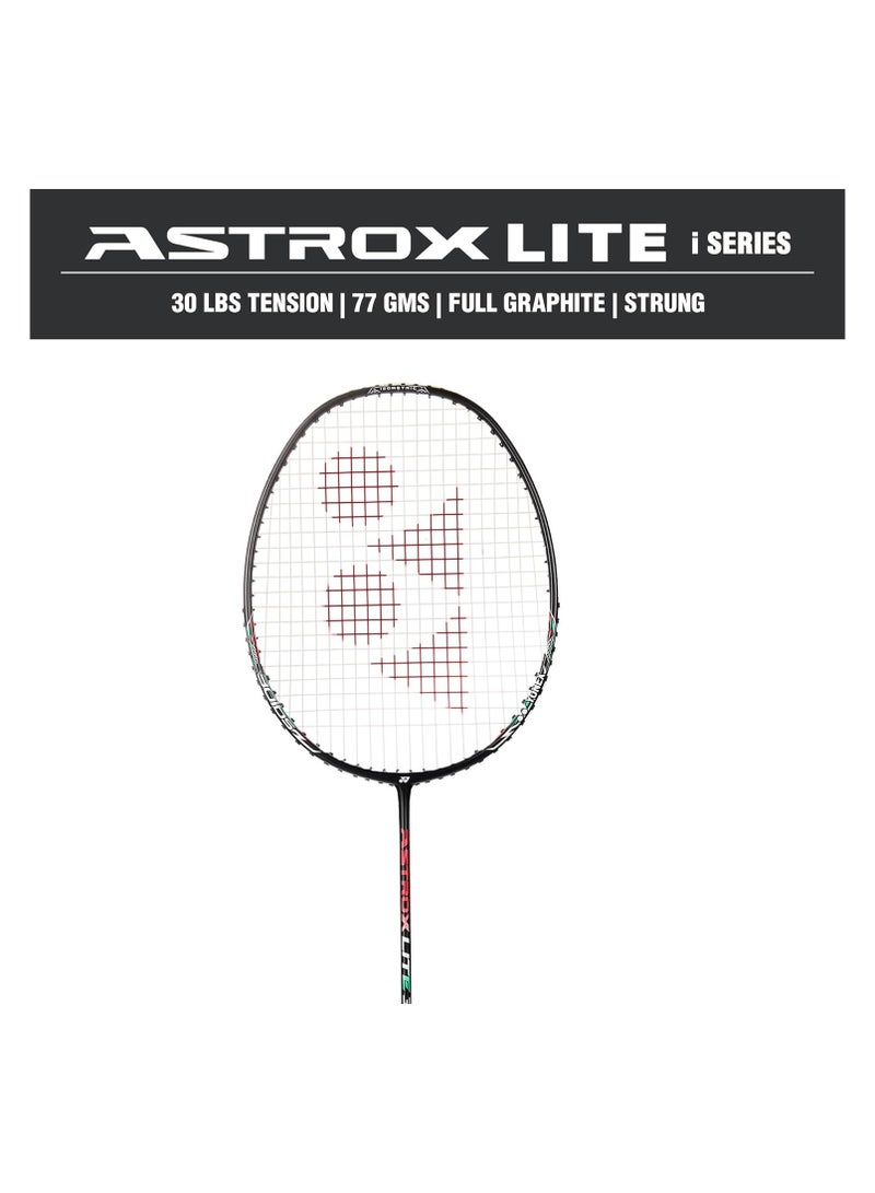 Yonex Yonex Astrox Lite 37i Badminton Racquet | 5U G4 | Lightweight Graphite Racket for Speed & Control – Black  - Image 2