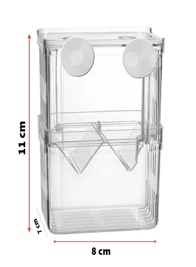 Scroll Store Aquarium Double Deck Isolation Box | Breeding Box for auqarium Fish and Shrimp (Small) - Image 5