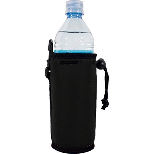 Blank Neoprene Water Bottle Coolie 1 Black