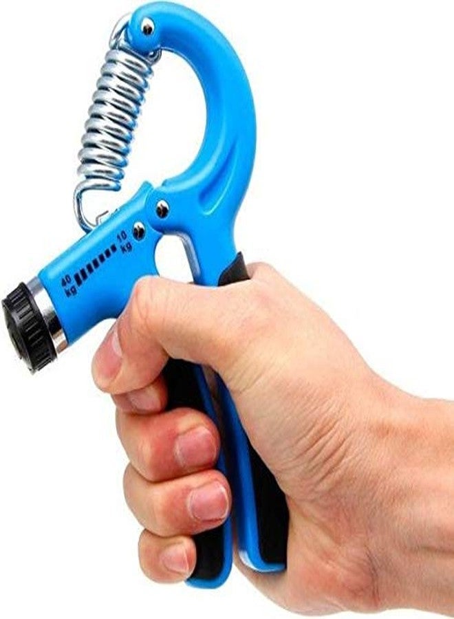 GymWar Adjustable Hand Grip Upto-40kg Comfortable Grip- by GymWar (Blue) - Image 3