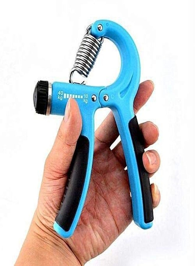 GymWar Adjustable Hand Grip Upto-40kg Comfortable Grip- by GymWar (Blue) - Image 1